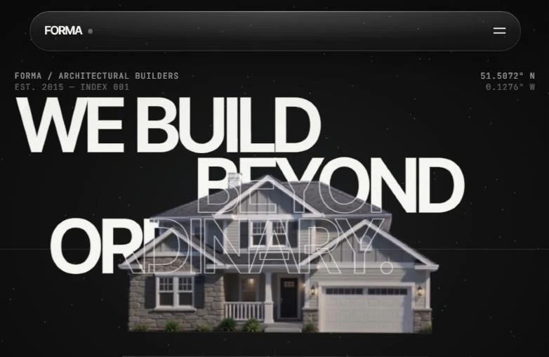 FORMA — architectural builders website