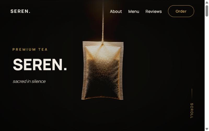 SEREN — premium tea website